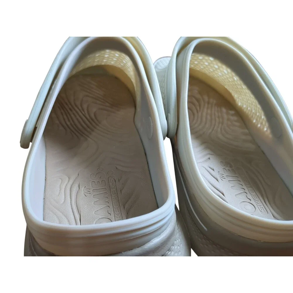 Skechers Women Go Walk Foamies Womens Size 10 Natural - Picture 9 of 10